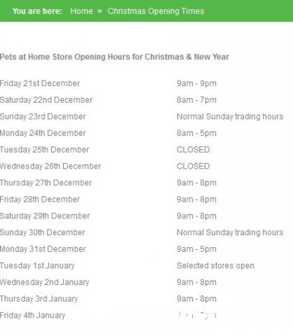 Attached picture pets at home xmas opening hrs pic.JPG
